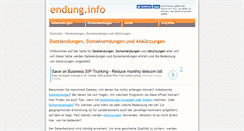 Desktop Screenshot of endung.info